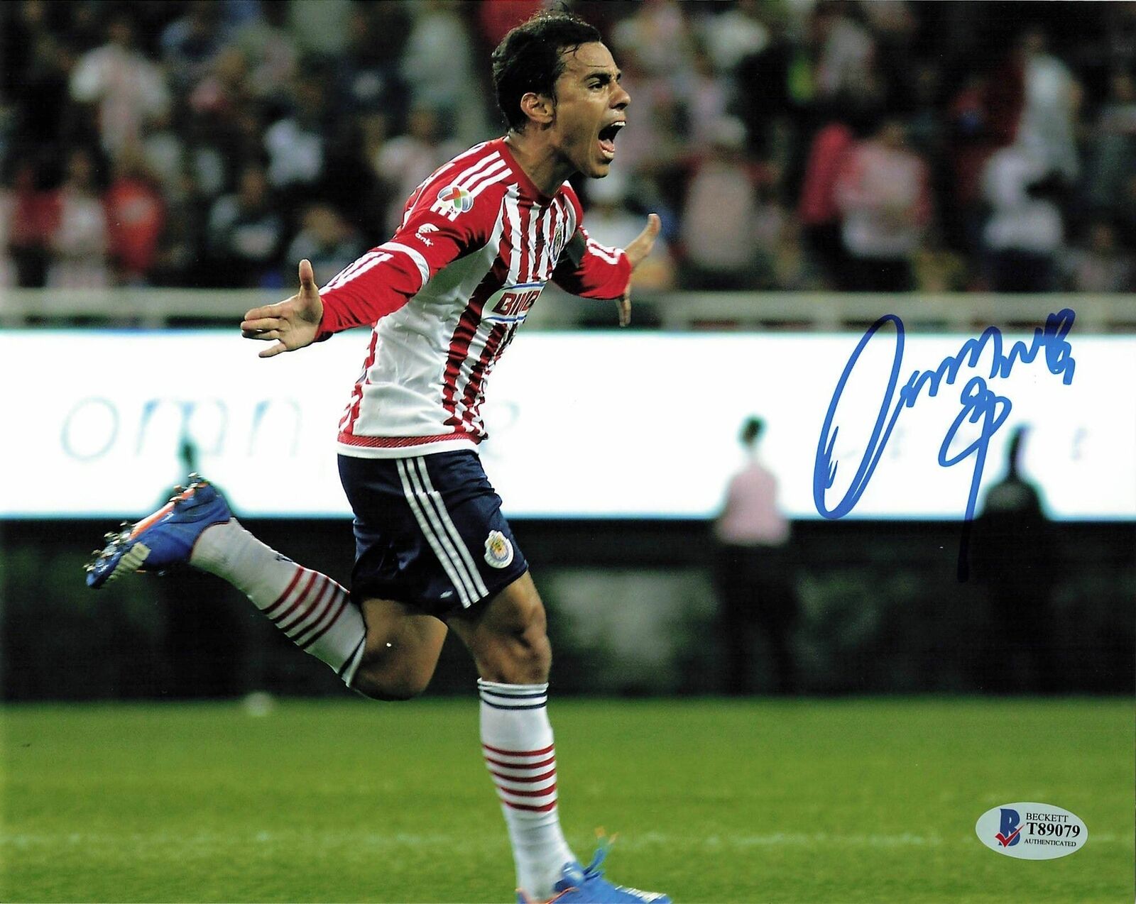 Omar Bravo signed 8x10 Photo Poster painting BAS Beckett Guadalajara Autographed