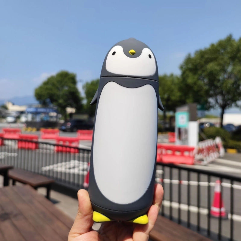 Creative Cartoon Penguin Cute 304 Stainless Steel Thermos Cup Good-looking Cup Printing L Advertising South America