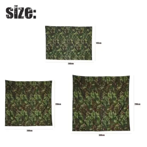 Waterproof Outdoor Camping Tarp Shelter Portable Camo Tent Awning - Ideal for