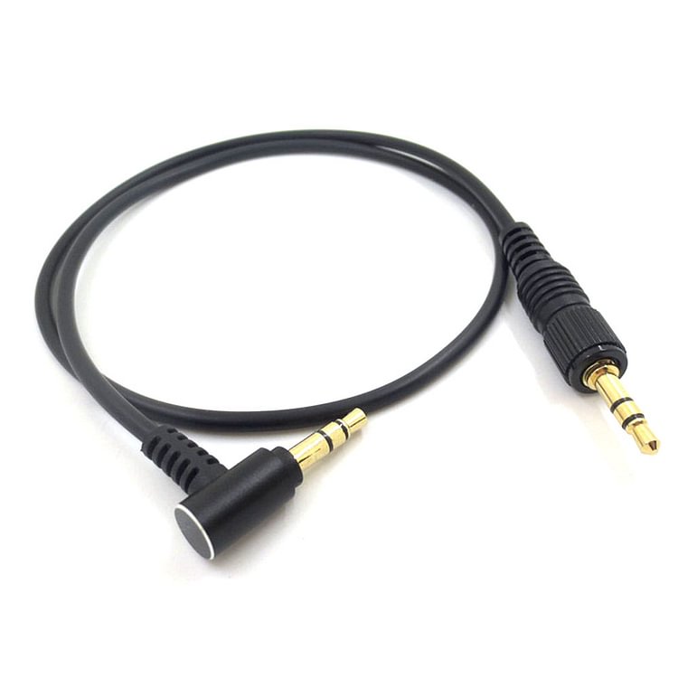 3.5mm Audio Plug for Sony UWP D11 V1 Mic Sound Record 90 Degree Bend Cable