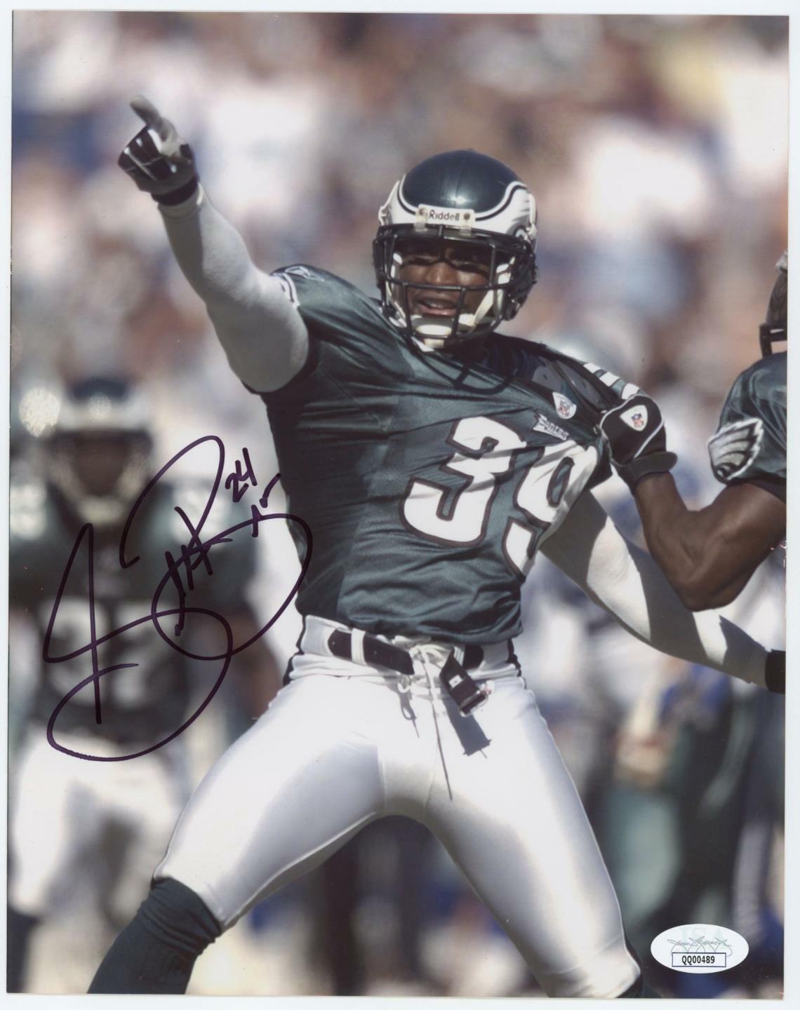 Sheldon Brown Philadelphia Eagles Signed 8x10 Autographed Photo Poster painting JSA COA