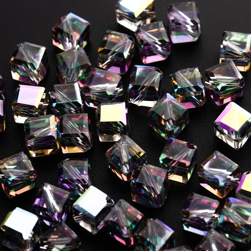 100 PCS/Package 50 PCS/Package Glass Solid Color Beads