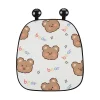 Cute Cartoon Bear Car Cushion Ice Silk Seat Cover Cushion