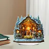 Acrylic Special Shaped Christmas 5D DIY Diamond Painting Tabletop Decorations