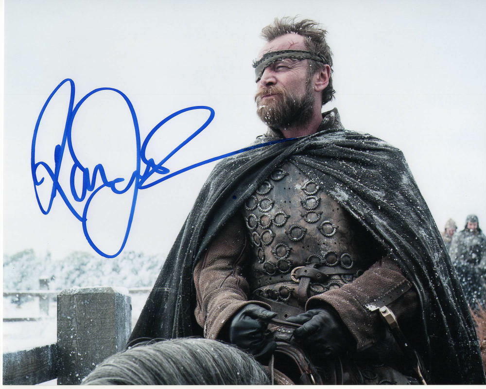 RICHARD DORMER - SIGNED AUTOGRAPHED 8x10 Photo Poster painting- GAME OF THRONES BERIC DONDARRION