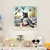 Cat And Bird By Window-11CT Stamped Cross Stitch 40*40cm/15.75*15.75in tapestrymarket