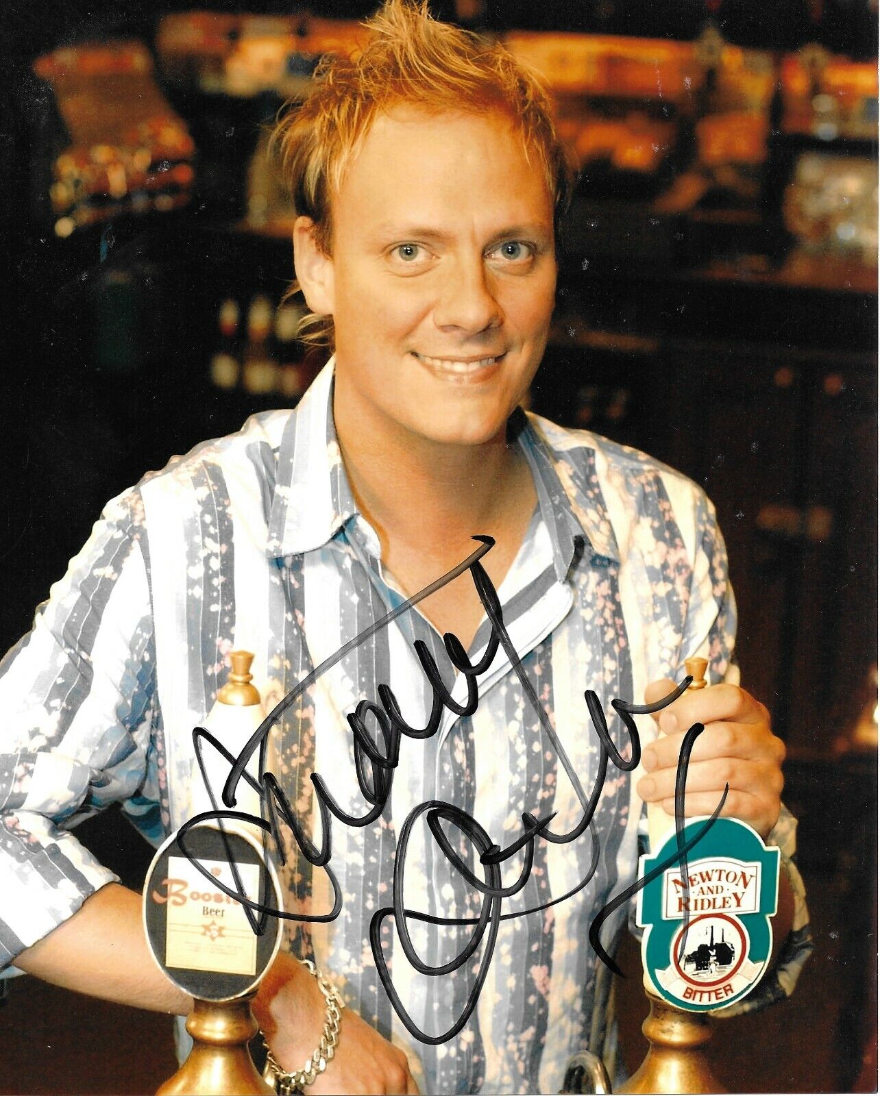 Antony Cotton autograph - signed Corrie Photo Poster painting (Rain damage)