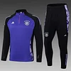 2024 Germany Half-Pull Training Suit Purple Jersey Set topjersey