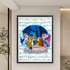 (Big Size) Lady And The Tramp Sheet Music - 11CT Stamped Cross Stitch 50*65cm/19.69*25.59in