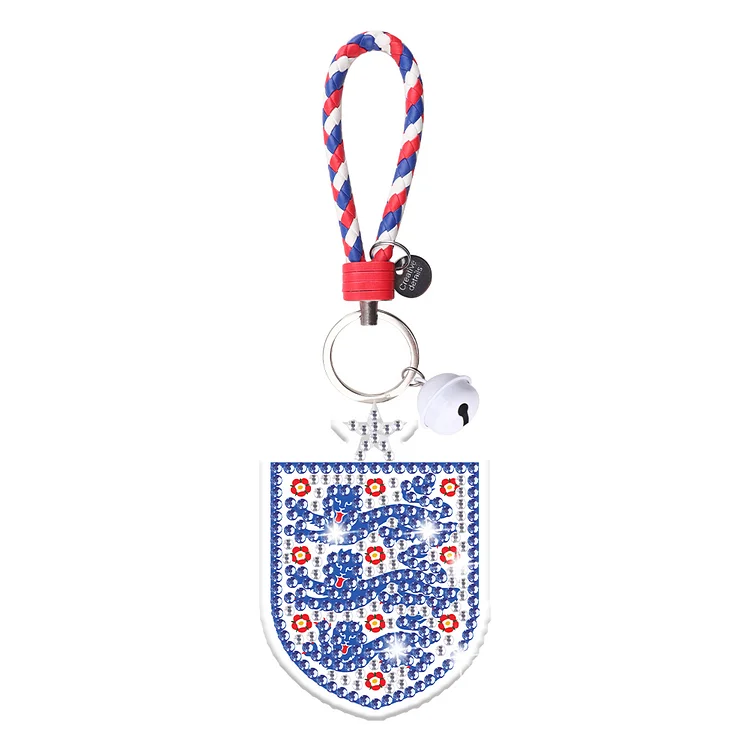 (Double Side)England Football Team - Keychain - DIY Diamond Crafts