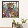 Chien - peinture diamant de forme sp&eacute;ciale - 30*30cm