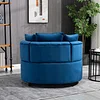 Cchcompanies Matthias Plush Velvet Barrel Chair with Solid Wood Legs - Available in 3 Colors