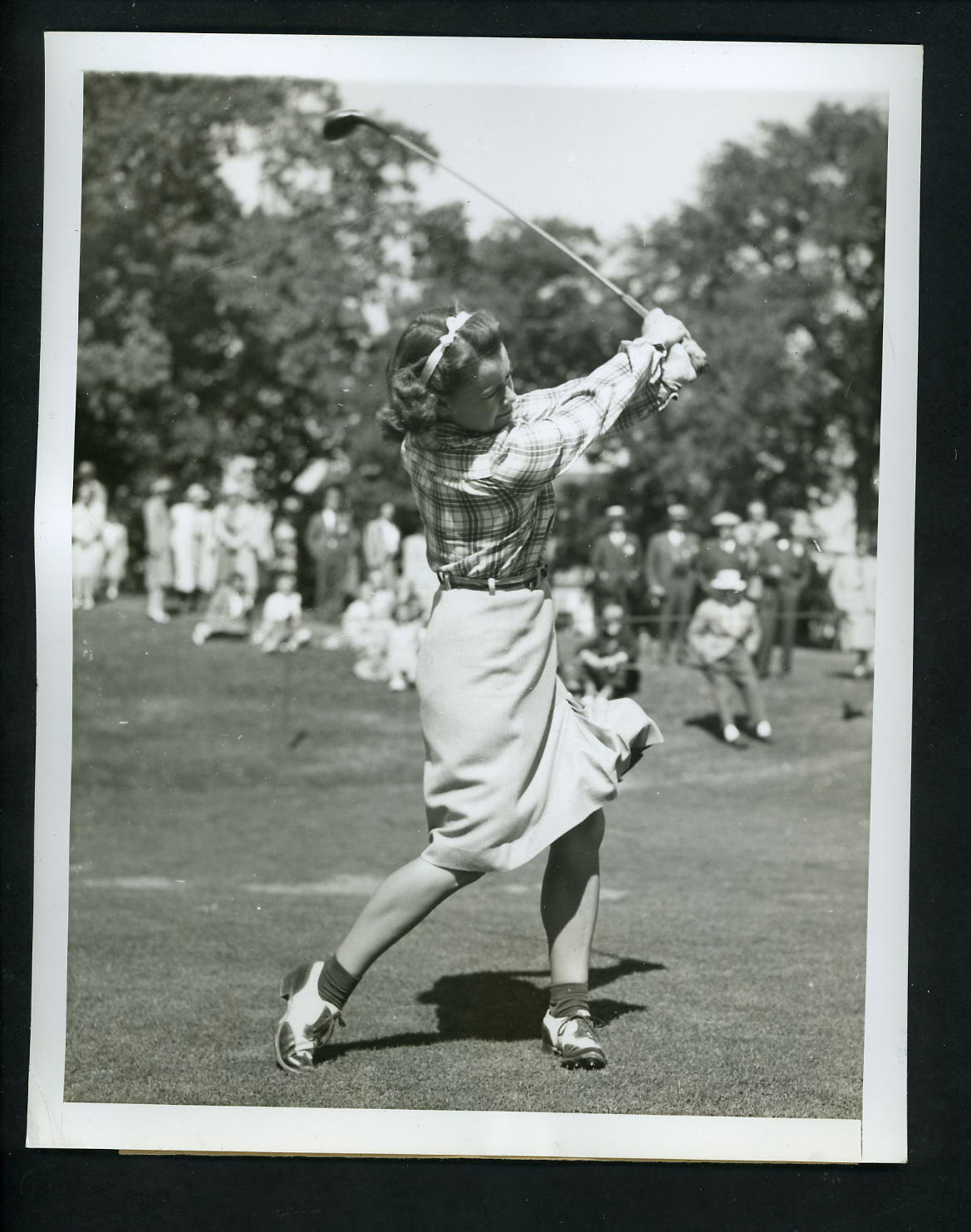 Betty Hicks wins 1941 US Women's Amateur Golf Championship Type IV Press Photo Poster painting