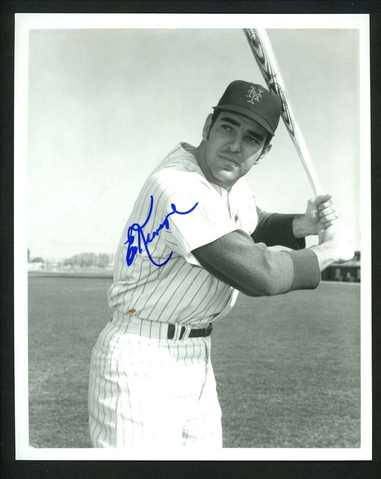 Ed Kranepool Signed Autographed 8 x 10 Photo Poster painting New York Mets  SHIPPING