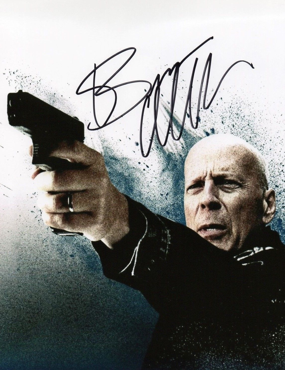 BRUCE WILLIS AUTOGRAPHED SIGNED A4 PP POSTER Photo Poster painting PRINT 8