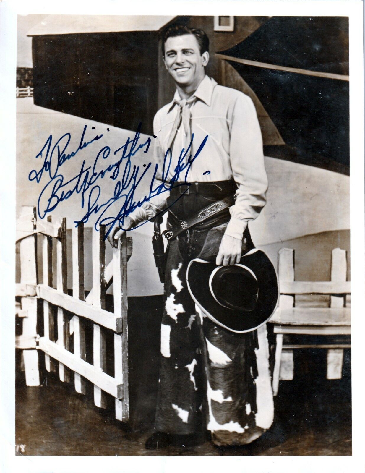 Oklahoma - then Clayton in Dallas - HOWARD KEEL signed Vintage 6x8 pic