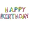 16" HAPPY BIRTHDAY Aluminum Film Letters Balloons Birthday Party Celebration Decors