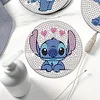8pcs Cartoon DIY Diamond Painting Holz Untersetzer Kits mit Halter (Stich)