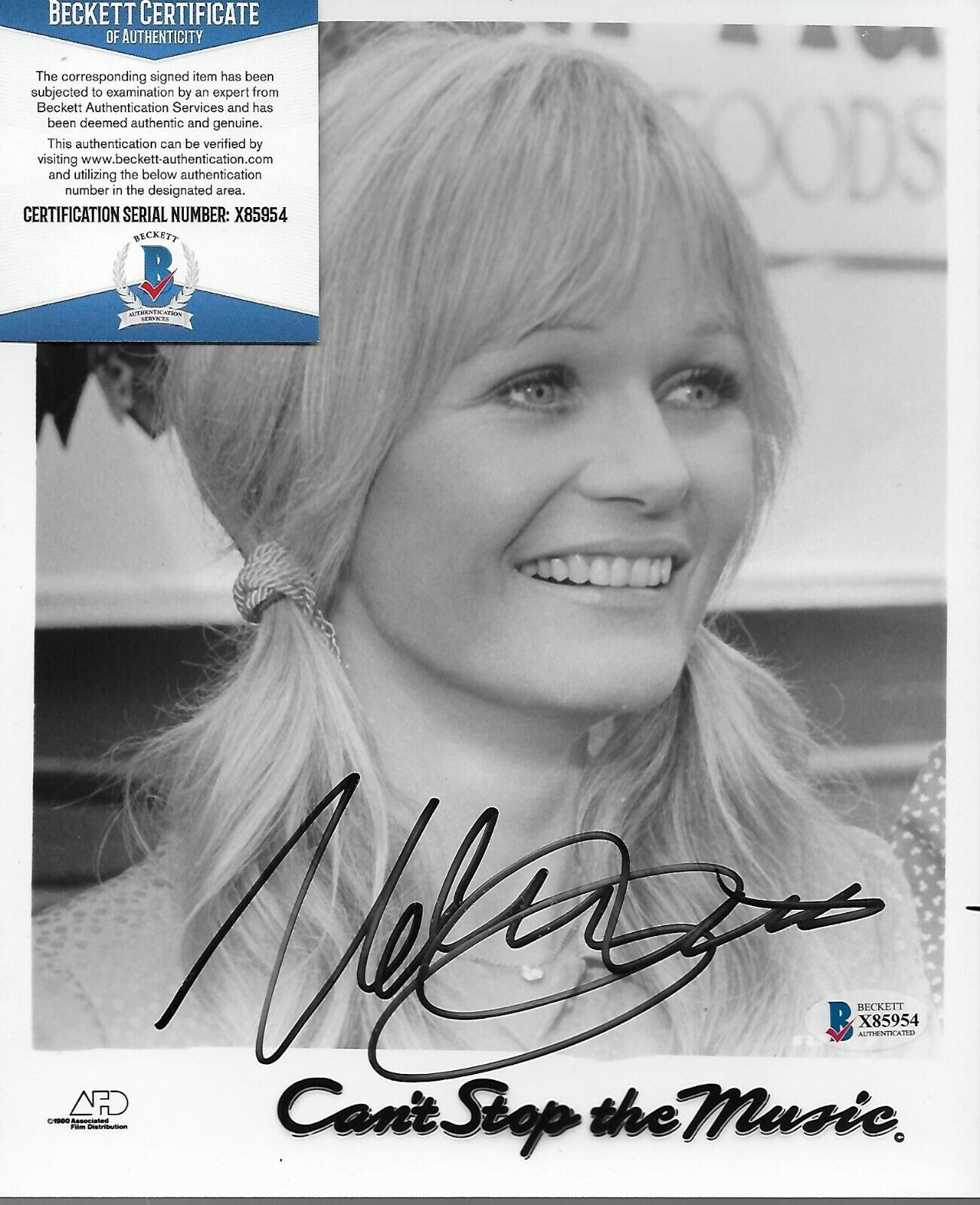 Valerie Perrine Superman Original Autographed 8X10 Photo Poster painting #3 w/Beckett COA