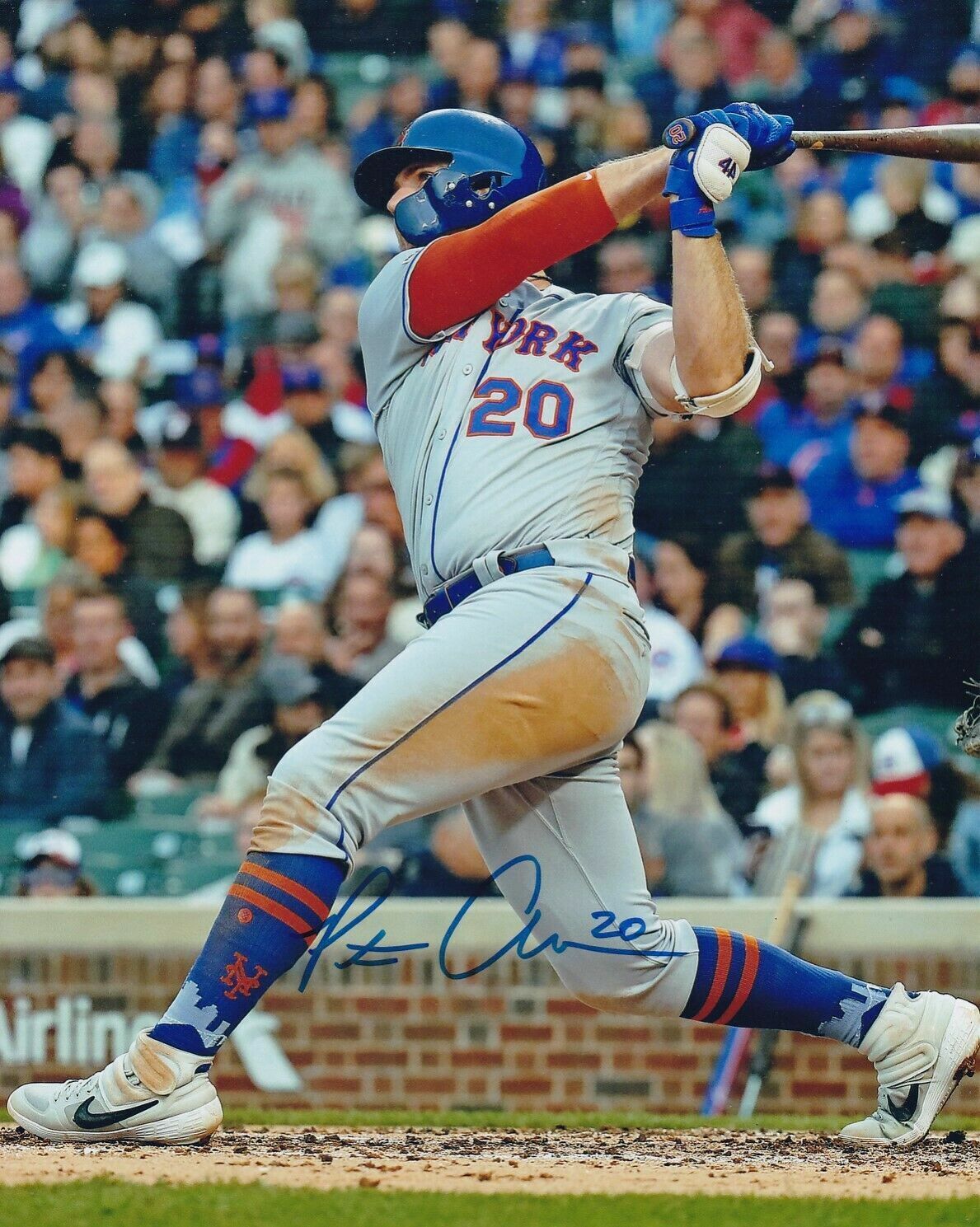 Pete Alonso Autographed Signed 8x10 Photo Poster painting ( Mets ) REPRINT ,