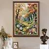 Country Road-Pearls Painting Kit for Creativity DIY Pearl Dot Crafts for Gift Home Wall Decor 30*40CM
