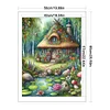 (US Local)Mushroom House-11CT Stamped Cross Stitch Kit(50x65cm)