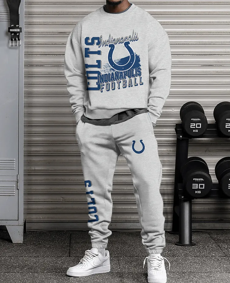Indianapolis Colts   3D sweatsuit and sweatpants 2 piece outfits
