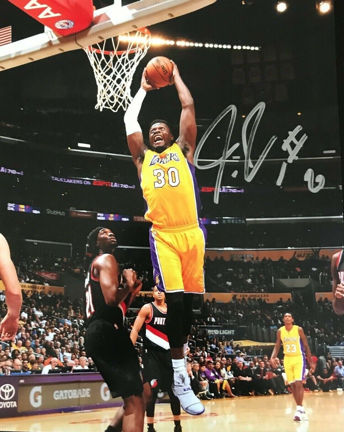 Julius Randle Autographed Signed 8x10 Photo Poster painting ( Lakers ) REPRINT