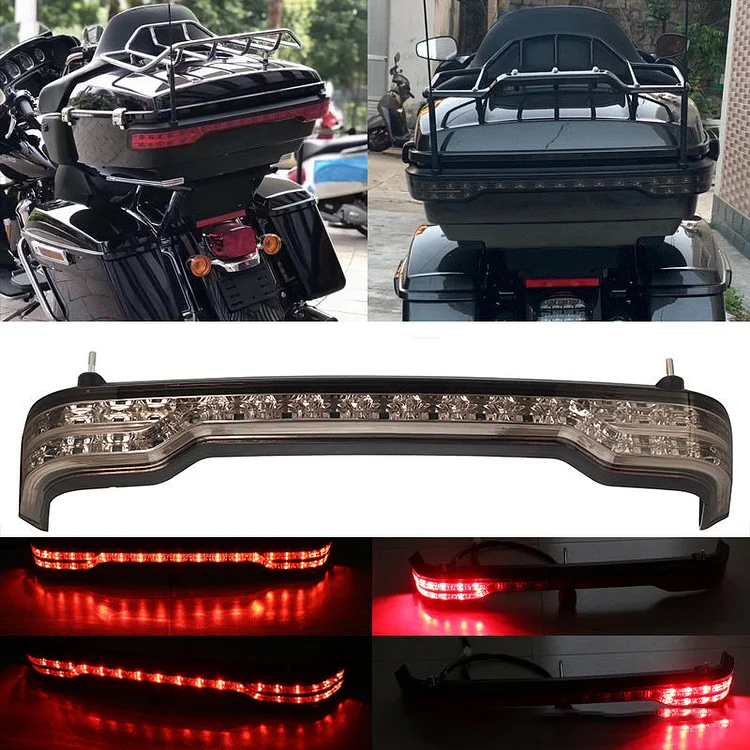 LED King Tour-Pak Brake/Turn/Tail Lamp Kit For 2014-Later Harley Touring Models
