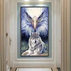 Eagle Wolf-Full Round Diamond Painting(70*40cm)