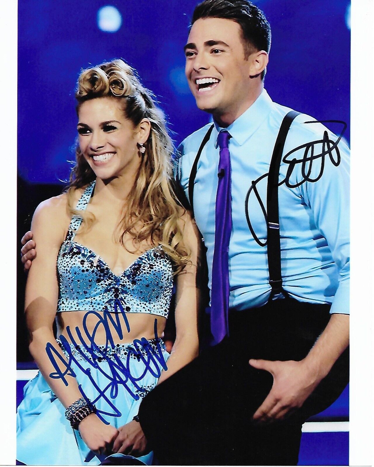 DANCING WITH THE STARS AUTOGRAPHED Photo Poster painting SIGNED 8X10 #1 ALLISON JONATHAN BENNETT