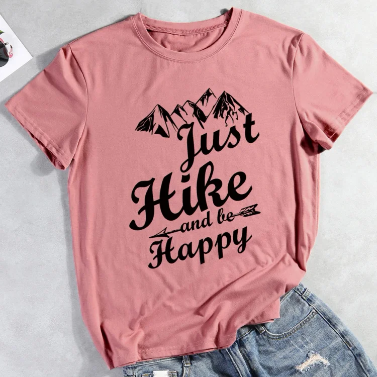PSL JUST HIKE AND BE HAPPY  Hiking Tees -04741
