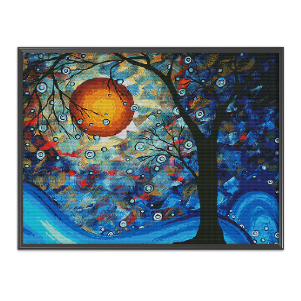 

Tree of Dreams - 14CT Counted Cross Stitch - 62*53CM (Big Size), 501 Original