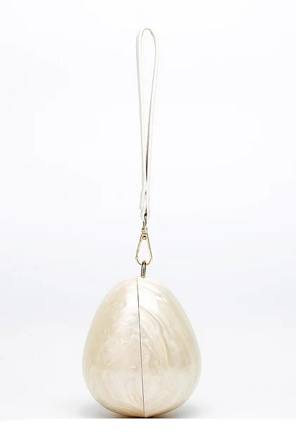 Pearl Strap Egg Bag