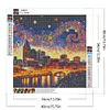 Diamond Painting -DIY Round Drill Music City(40x40cm)