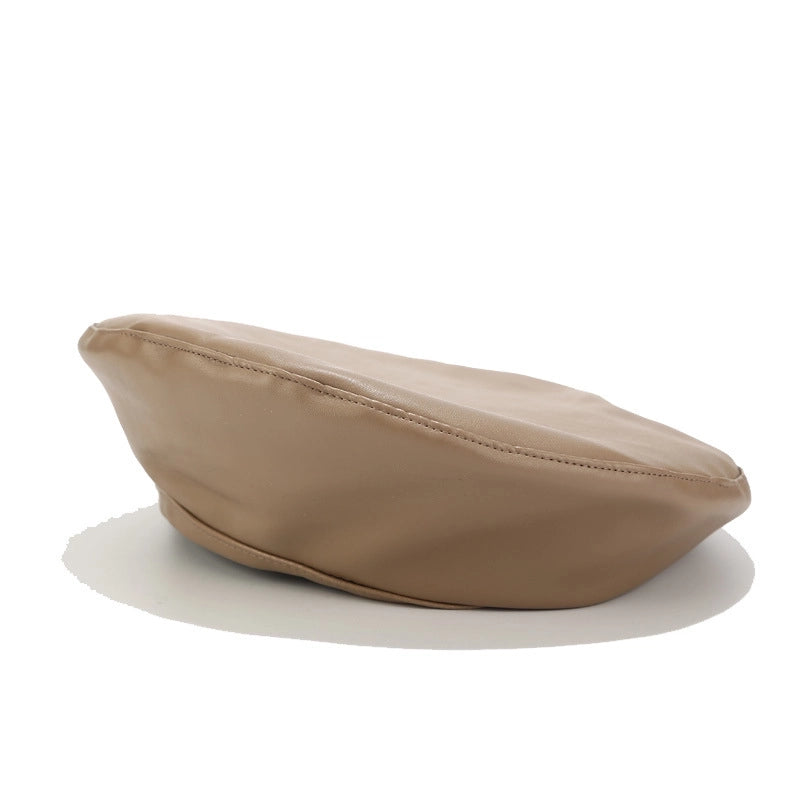 Women’s Minimalist Solid Color Eaveless Beret Hat
