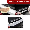 Car Trunk Door Sill Plate Protector Anti-Scratch Rear Bumper Guard Car Styling
