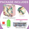 (US Local)DIY Hummingbird Diamond Painting Kit Rotatable Mirror w Diamond Art Jewelry Box