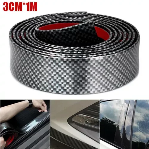 Dronehint Car Carbon Fiber Rubber Edge Guard Strip Door Sill Protector Parts Accessories  (For: Mini) Parts