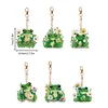 6pcs/set Double Sided Special Shape Diamond Painting Keychain Kit (Flower Frog)