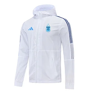 2023 Argentina Soccer Jersey Windbreaker white