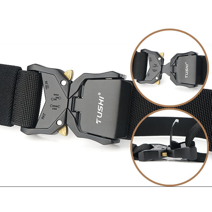 Unisex Vintage Outdoor Buckle Tactical Multi-Function Workwear Outdoor Belt