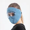 Masque chaud coupe-vent avec lunettes unisexe