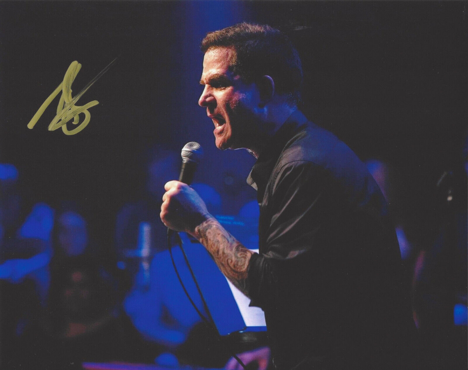 COMEDIAN TODD GLASS SIGNED AUTHENTIC STAND UP COMEDY 8X10 Photo Poster painting E w/COA ACTOR