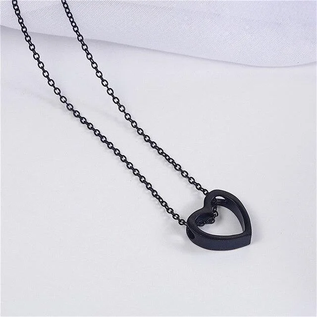 Heart Hollow Personality Necklace-Mayoulove