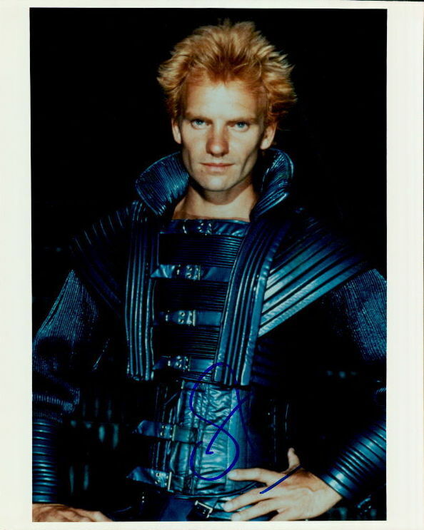 Sting signed 8x10 Photo Poster painting in-person