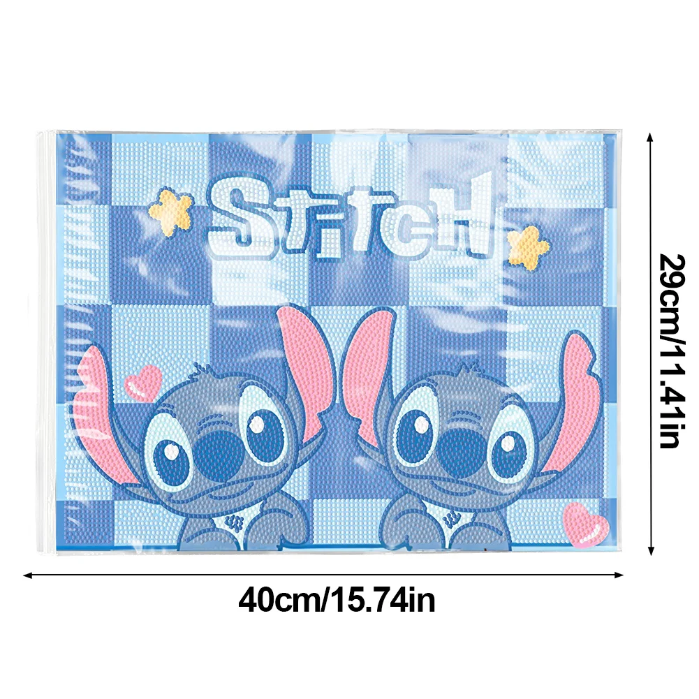 DIY Stitch Diamond Painting Placemat Diamond Crafts Projects for Kids Adults