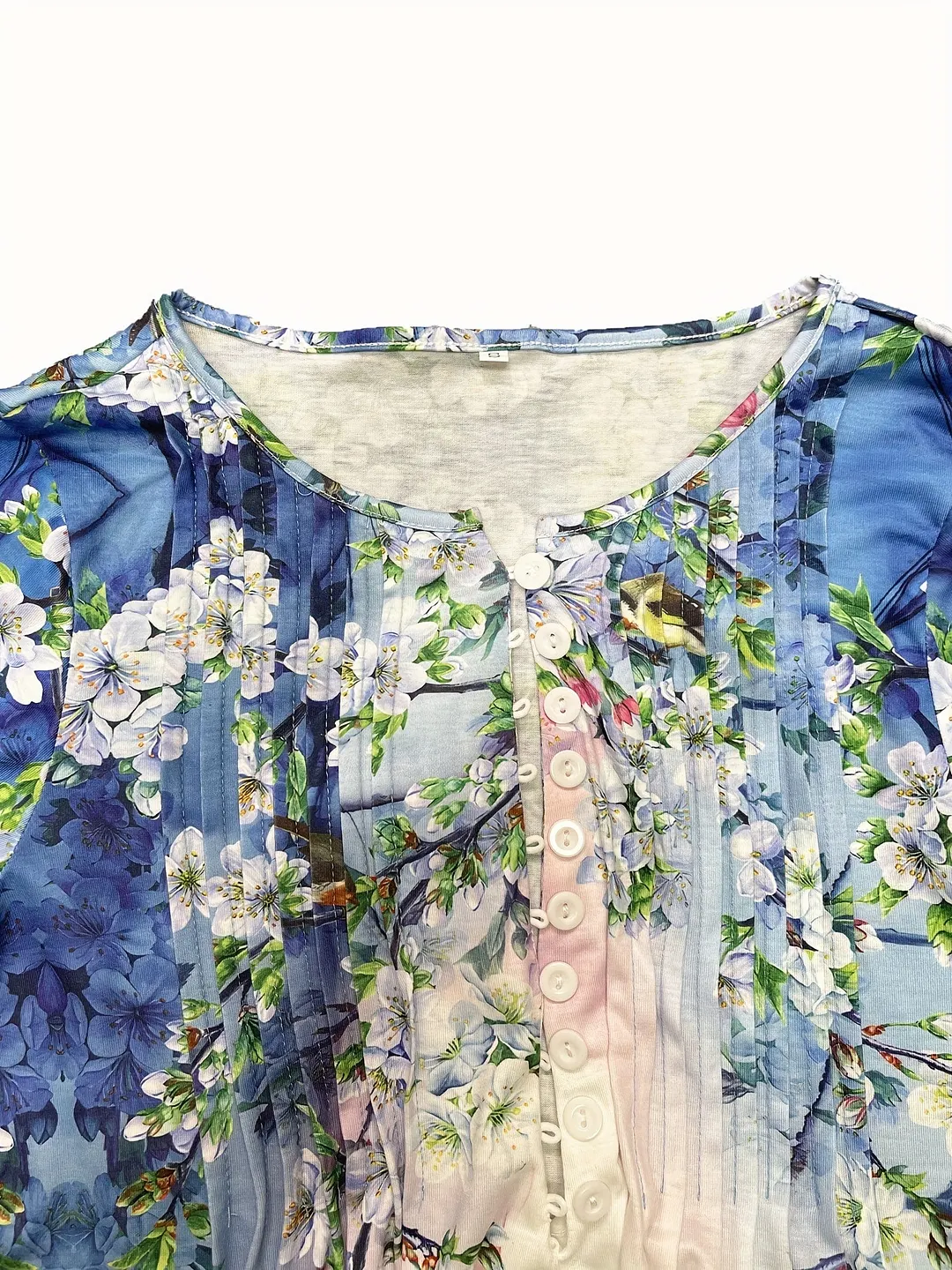 Plus Size White Floral Mini Dress