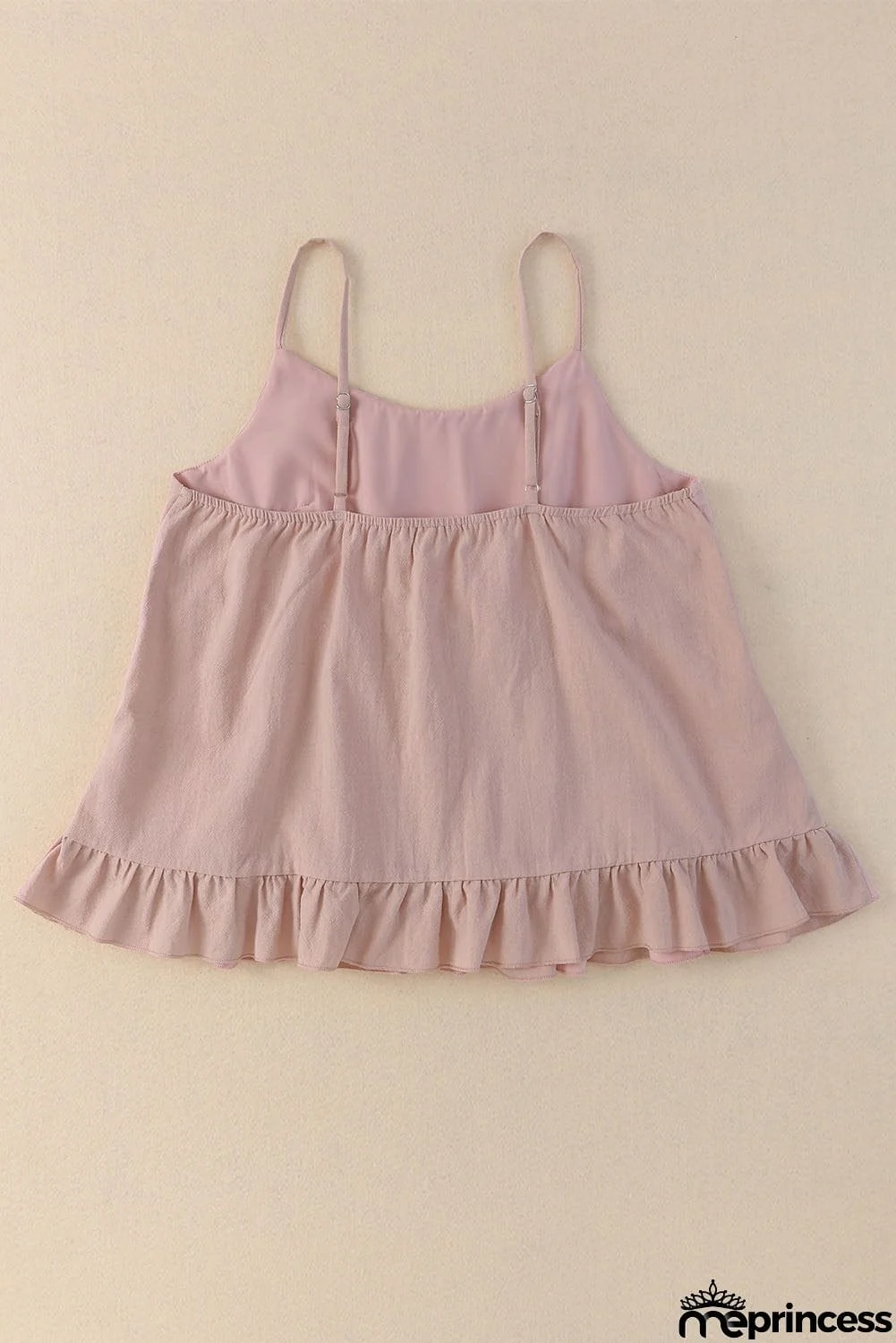 Ruffled Scoop Neck Sleeveless Cami