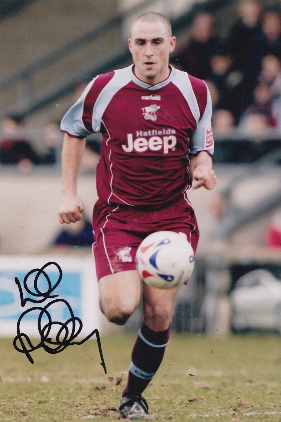 Lee Ridley Hand Signed 9x6 Photo Poster painting - Scunthorpe United - Football Autograph.